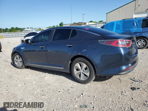 2015 Kia Optima Hybrid with VIN KNAGM4AD1F5089646, listed as a Copart auction lot 56294264 with 176,553 mi miles and Salvage Title. Bid and sale history available at carsss.com. Image 2.