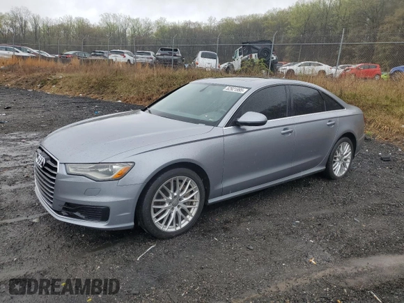 2016 Audi A6 2.0T Premium Plus with VIN WAUGFAFC9GN061619, listed as a Copart auction lot 52921995 with 132,571 mi miles and Clean Title. Bid and sale history available at carsss.com. Image 1.
