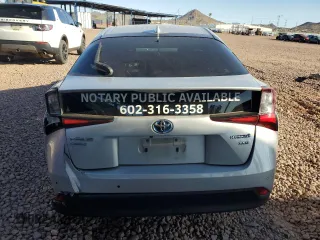 2019 Toyota Prius LE z VIN JTDL9RFU8K3000878, wystawiony jako Copart lot #49910575 z przebiegiem 169 918 mil mil oraz Szkoda całkowita • Salvage title. Historia ofert i sprzedaży dostępna na DreamBid. Obrazek 6.