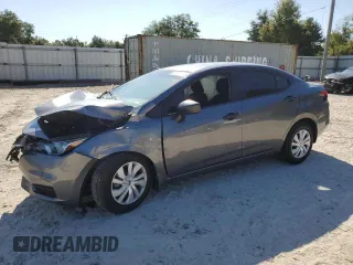 2021 Nissan Versa S with VIN 3N1CN8DV2ML808526, listed as a Copart auction lot 53477135 with 45,181 mi miles and Non Repairable. Bid and sale history available at carsss.com. Image 1.