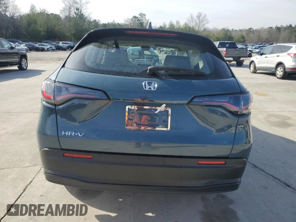 2024 Honda HR-V LX with VIN 3CZRZ1H37RM726315, listed as a Copart auction lot 45755235 with 3,249 mi miles and Salvage Title. Bid and sale history available at carsss.com. Image 6.