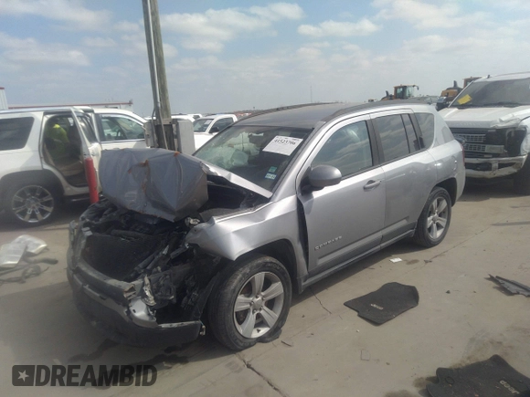 2016 Jeep Compass Latitude with VIN 1C4NJDEBXGD594149, listed as a IAAI auction lot 41523706 with 113,200 mi miles. Bid and sale history available at carsss.com. Image 18.