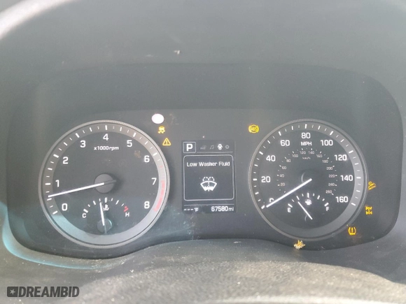 2017 Hyundai Tucson SE with VIN KM8J3CA4XHU481602, listed as a Copart auction lot 80990494 with 67,580 mi miles and Salvage Title. Bid and sale history available at carsss.com. Image 9.