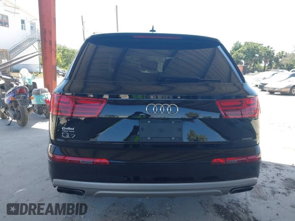 2017 Audi Q7 Premium Plus with VIN WA1LHAF75HD040203, listed as a IAAI auction lot 42064687 with 100,845 mi miles and . Bid and sale history available at DreamBid. Image 16.