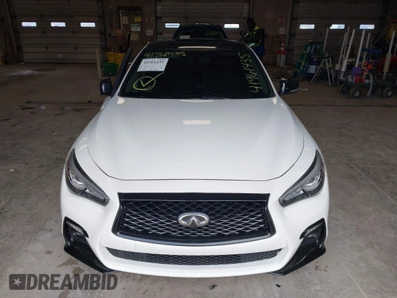 2018 Infiniti Q50 3.0t Luxe with VIN JN1EV7AR5JM436336, listed as a IAAI auction lot 41961435 with 87,671 mi miles. Bid and sale history available at carsss.com. Image 11.