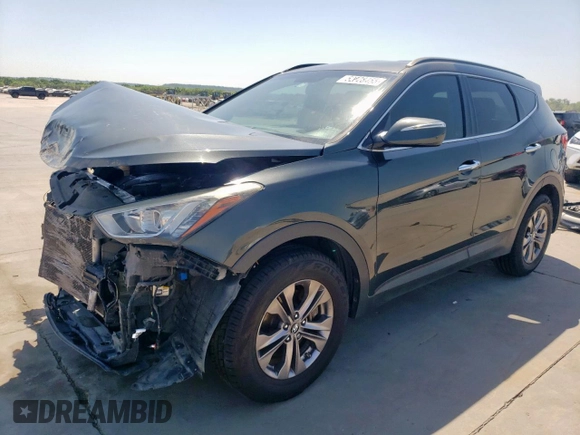 2014 Hyundai Santa Fe Sport with VIN 5XYZU3LB3EG169201, listed as a Copart auction lot 52828455 with 187,953 mi miles and Salvage Title. Bid and sale history available at carsss.com. Image 1.