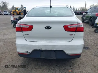 2016 Kia Rio LX with VIN KNADM4A36G6686149, listed as a IAAI auction lot 42015781 with 104,582 mi miles. Bid and sale history available at carsss.com. Image 16.