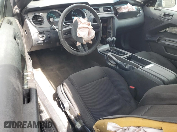 2012 Ford Mustang V6 with VIN 1ZVBP8EM4C5276085, listed as a Copart auction lot 58142955 with 159,068 mi miles and Salvage title. Bid and sale history available at DreamBid. Image 8.