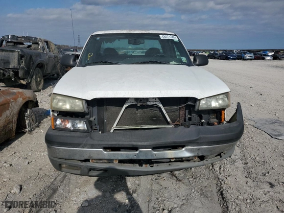 2004 Chevrolet Silverado 1500 Work Truck with VIN 1GCEC19X34Z349531, listed as a Copart auction lot 43471345 with 97,910 mi miles and Salvage Title. Bid and sale history available at carsss.com. Image 5.
