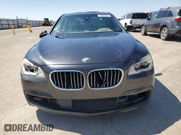 2014 BMW 7 Series ALPINA B7 with VIN WBAYE8C55ED136454, listed as a Copart auction lot 55589525 with 119,761 mi miles and Salvage title. Bid and sale history available at DreamBid. Image 5.
