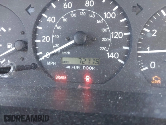 2001 Toyota Camry CE with VIN JT2BG22KX10559757, listed as a IAAI auction lot 41823719 with 72,775 mi miles. Bid and sale history available at carsss.com. Image 15.