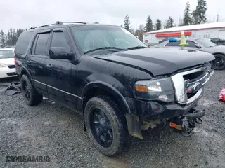 2014 Ford Expedition Limited with VIN 1FMJU2A5XEEF27001, listed as a IAAI auction lot 41929342 with 130,547 mi miles. Bid and sale history available at carsss.com. Image 1.