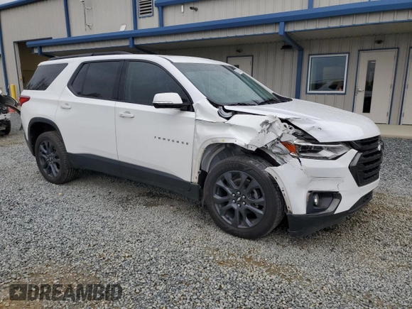 2019 Chevrolet Traverse RS with VIN 1GNEVJKW3KJ129000, listed as a Copart auction lot 50971245 with 137,762 mi miles and Salvage Title. Bid and sale history available at carsss.com. Image 4.