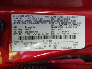 2018 Ford Focus SE with VIN 1FADP3F2XJL270365, listed as a IAAI auction lot 41745664 with 144,693 mi miles. Bid and sale history available at carsss.com. Image 9.