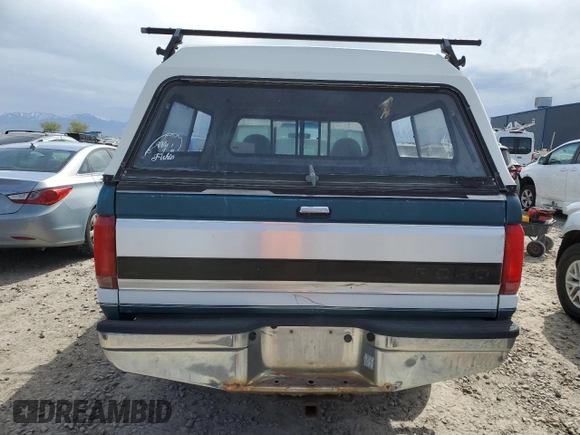 1996 Ford F-250 with VIN 2FTHF26G1TCA14021, listed as a Copart auction lot 54499675 with 0 mi miles and Clean Title. Bid and sale history available at carsss.com. Image 6.
