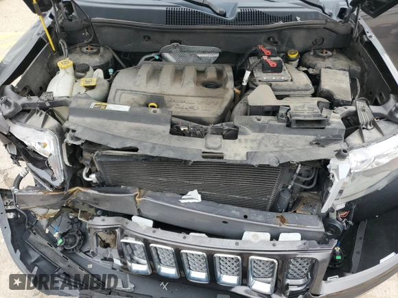 2014 Jeep Compass Latitude with VIN 1C4NJDEB4ED904731, listed as a Copart auction lot 51809165 with 104,760 mi miles and Salvage Title. Bid and sale history available at DreamBid. Image 12.