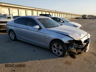 2012 BMW 5 Series 528i xDrive with VIN WBAXH5C57CDW03887, listed as a Copart auction lot 48521185 with 163,524 mi miles and Salvage Title. Bid and sale history available at carsss.com. Image 4.