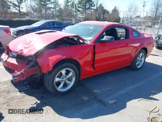 2007 Ford Mustang GT Deluxe with VIN 1ZVFT82H075202723, listed as a IAAI auction lot 41654473 with 148,362 mi miles. Bid and sale history available at carsss.com. Image 2.