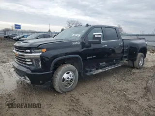2020 Chevrolet Silverado 3500HD High Country z VIN 1GC4YVEY5LF311107, wystawiony jako Copart lot #42581185 z przebiegiem 51 002 mil mil oraz Szkoda całkowita • Salvage title. Historia ofert i sprzedaży dostępna na DreamBid. Obrazek 1.
