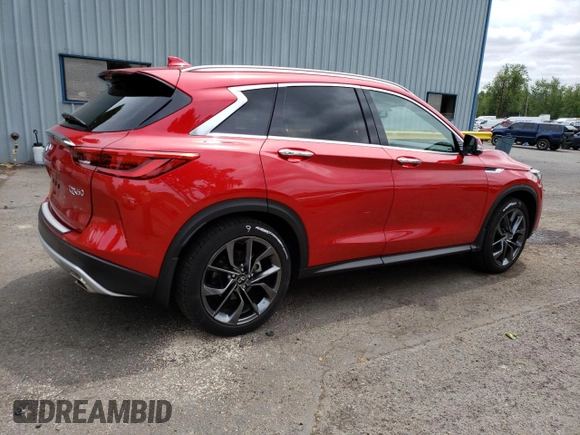 2022 Infiniti QX50 AUTOGRAPH with VIN 3PCAJ5DB6NF113745, listed as a Copart auction lot 56152653 with 12,511 mi miles. Bid and sale history available at carsss.com. Image 3.