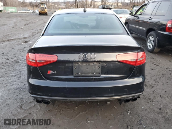 2014 Audi S4 Prestige with VIN WAUKGAFL0EA026706, listed as a Copart auction lot 85160154 with 150,351 mi miles and Salvage Title. Bid and sale history available at carsss.com. Image 6.