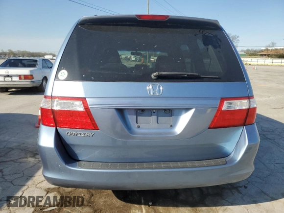 2007 Honda Odyssey EX with VIN 5FNRL384X7B031971, listed as a Copart auction lot 51521035 with 184,473 mi miles and Salvage Title. Bid and sale history available at carsss.com. Image 6.