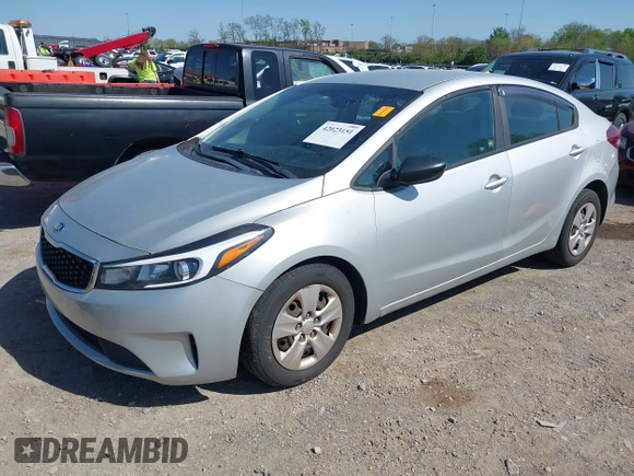 2017 Kia Forte LX with VIN 3KPFK4A73HE101950, listed as a IAAI auction lot 42023151 with 233,718 mi miles. Bid and sale history available at carsss.com. Image 20.