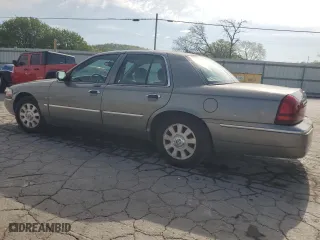 2004 Mercury Grand Marquis LS Premium with VIN 2MEHM75W14X602571, listed as a Copart auction lot 53427295 with 67,423 mi miles and Salvage Title. Bid and sale history available at carsss.com. Image 2.