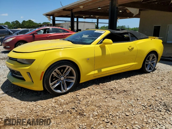 2017 Chevrolet Camaro 2LT z VIN 1G1FD3DS6H0104122, wystawiony jako Copart lot #58320065 z przebiegiem 140 796 mil mil oraz Szkoda całkowita • Salvage title. Historia ofert i sprzedaży dostępna na DreamBid. Obrazek 1.