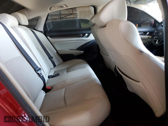 2018 Honda Accord Touring with VIN 1HGCV1F96JA096160, listed as a Copart auction lot 61502425 with 59,901 mi miles and Salvage title. Bid and sale history available at DreamBid. Image 10.