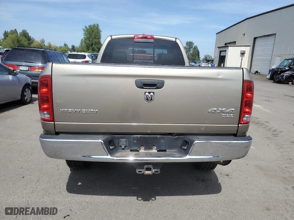 2006 Dodge Ram 2500 SLT with VIN 1D7KS28C66J133092, listed as a Copart auction lot 54541285 with 118,218 mi miles and Salvage Title. Bid and sale history available at carsss.com. Image 6.