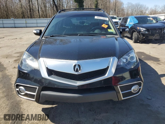 2011 Acura RDX with VIN 5J8TB1H2XBA008298, listed as a Copart auction lot 49531025 with 155,028 mi miles and Salvage title. Bid and sale history available at DreamBid. Image 5.