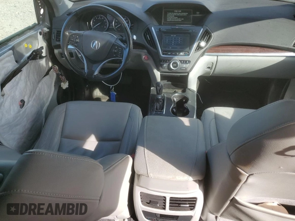 2015 Acura MDX Tech Pkg with VIN 5FRYD4H45FB016595, listed as a Copart auction lot 54501805 with 99,206 mi miles and Salvage Title. Bid and sale history available at carsss.com. Image 8.