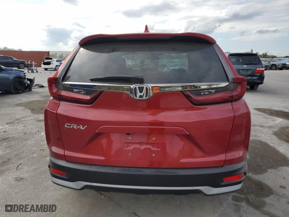 2022 Honda CR-V EX with VIN 5J6RW1H58NA016891, listed as a Copart auction lot 49615075 with 36,039 mi miles and Salvage Title. Bid and sale history available at carsss.com. Image 6.