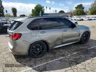 2017 BMW X5 M z VIN 5YMKT6C31H0X20497, wystawiony jako Copart lot #42835023 z przebiegiem 55 355 mil mil oraz . Historia ofert i sprzedaży dostępna na DreamBid. Obrazek 3.