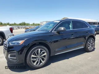 2021 Audi Q5 Premium Plus with VIN WA1BAAFY3M2104320, listed as a Copart auction lot 63841765 with 74,788 mi miles and Salvage title. Bid and sale history available at DreamBid. Image 1.