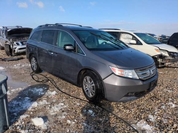 2013 Honda Odyssey EX with VIN 5FNRL5H40DB076506, listed as a Copart auction lot 45609935 with 170,046 mi miles and Salvage Title. Bid and sale history available at carsss.com. Image 4.