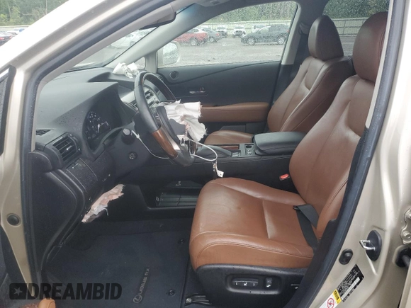 2015 Lexus RX 350 with VIN 2T2BK1BA9FC283796, listed as a Copart auction lot 62489825 with 104,372 mi miles and Salvage title. Bid and sale history available at DreamBid. Image 7.