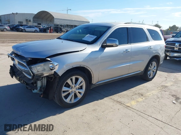 2011 Dodge Durango Crew with VIN 1D4SD4GT3BC685765, listed as a IAAI auction lot 41349001 with 138,687 mi miles and . Bid and sale history available at DreamBid. Image 2.