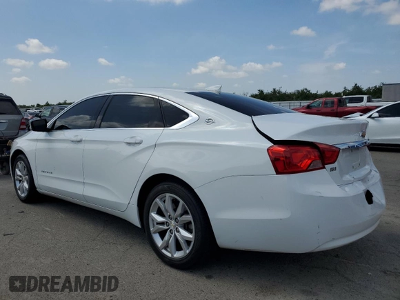 2017 Chevrolet Impala LT with VIN 1G1105SA6HU212292, listed as a Copart auction lot 53299175 with 186,530 mi miles and Salvage Title. Bid and sale history available at DreamBid. Image 2.