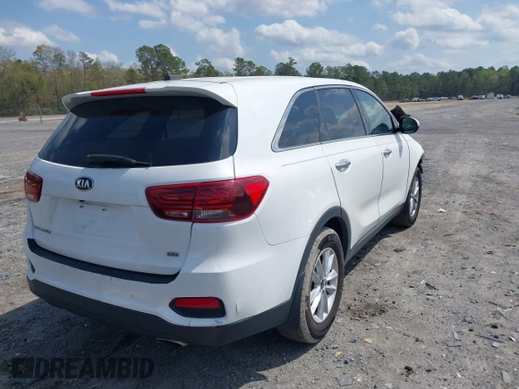 2019 Kia Sorento LX with VIN 5XYPG4A32KG551151, listed as a IAAI auction lot 41883260 with 126,600 mi miles and . Bid and sale history available at carsss.com. Image 4.