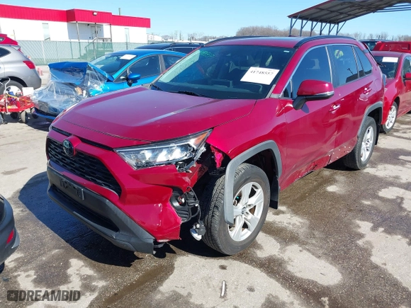 2020 Toyota RAV4 XLE with VIN 2T3P1RFVXLW115577, listed as a IAAI auction lot 41748557 with 49,978 mi miles. Bid and sale history available at carsss.com. Image 19.