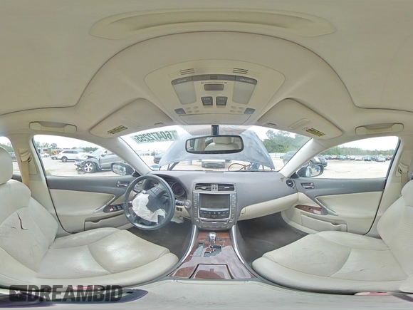 2010 Lexus IS 250 with VIN JTHBF5C24A2098391, listed as a Copart auction lot 60472255 with Not provided miles and Salvage title. Bid and sale history available at DreamBid. Image 14.