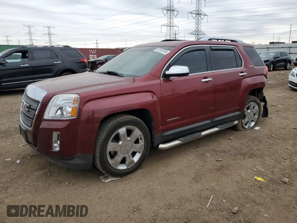 2010 GMC Terrain SLT-2 with VIN 2CTFLHEY6A6410930, listed as a Copart auction lot 52187615 with 103,102 mi miles and Salvage Title. Bid and sale history available at carsss.com. Image 1.