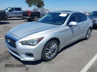 2018 Infiniti Q50 Luxe with VIN JN1EV7AP6JM352203, listed as a IAAI auction lot 42708336 with 79,994 mi miles and . Bid and sale history available at DreamBid. Image 19.