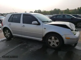 2002 Volkswagen Golf GLS with VIN 9BWGK61J724014028, listed as a Copart auction lot 64166534 with 181,469 mi miles and Salvage Title. Bid and sale history available at carsss.com. Image 4.