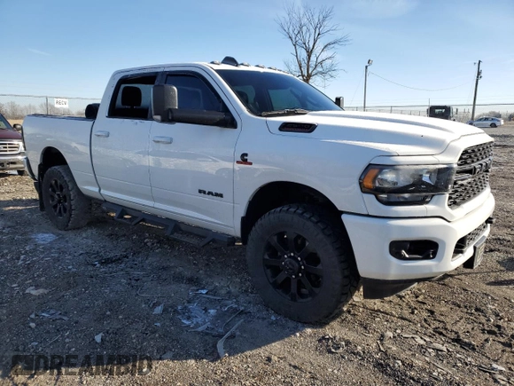 2022 Ram 2500 Big Horn with VIN 3C6UR5DL0NG216241, listed as a Copart auction lot 44494005 with 59,535 mi miles and Salvage Title. Bid and sale history available at carsss.com. Image 4.