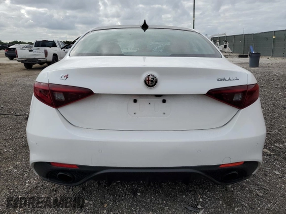 2023 Alfa Romeo Giulia Veloce with VIN ZARFANBNXP7670966, listed as a Copart auction lot 80706434 with 19,459 mi miles and Salvage title. Bid and sale history available at DreamBid. Image 6.