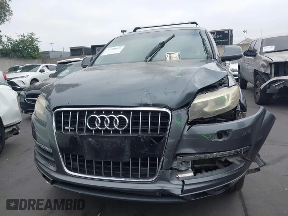 2015 Audi Q7 Premium Plus with VIN WA1LGAFE9FD003878, listed as a IAAI auction lot 42580801 with 160,949 mi miles and . Bid and sale history available at DreamBid. Image 12.