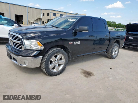 2014 Ram 1500 Big Horn with VIN 1C6RR7LT9ES452415, listed as a Copart auction lot 61261995 with 201,309 mi miles and Salvage title. Bid and sale history available at DreamBid. Image 1.